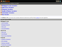 Tablet Screenshot of calcnexus.com